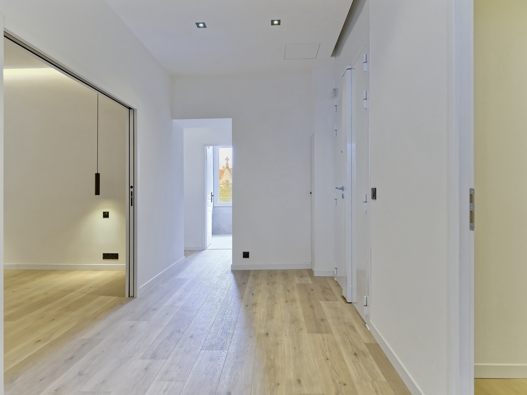 Hall de nuit — distribution des chambres
